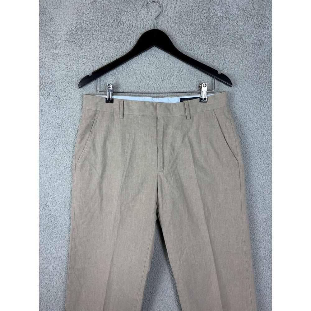 Banana Republic Pants Mens 32x31 Beige Cotton Chino Flat Front Casual Office Men